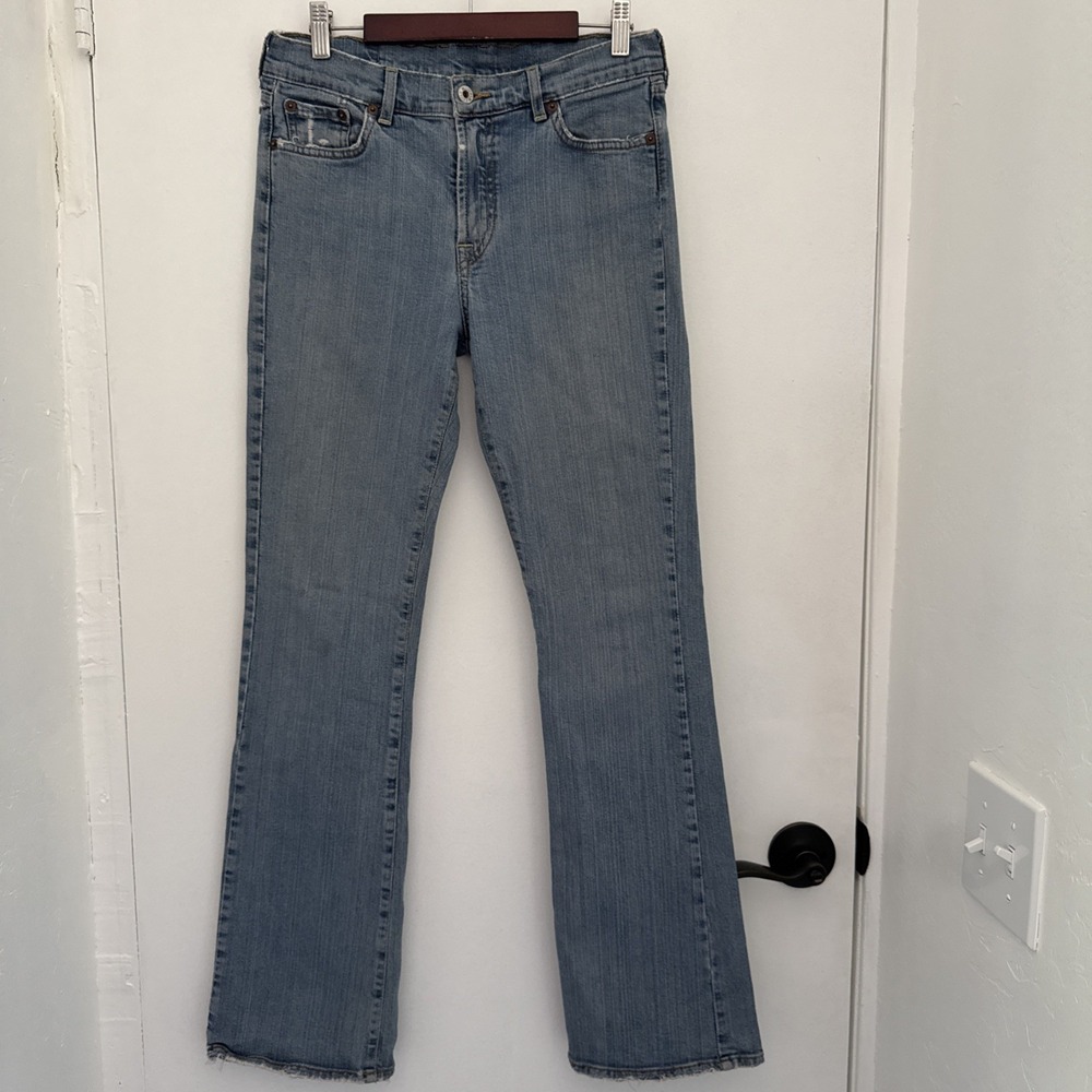 Y2K LUCKY BRAND Jeans Womens 8/28 Blue Stretch Bootcut Retro Cowgirl Streetwear